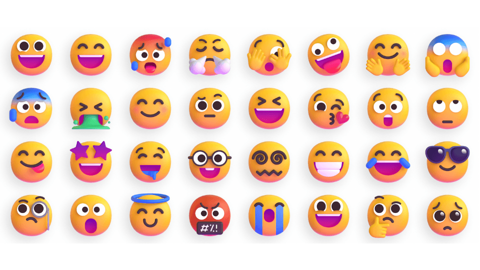 Microsoft, 3D emoji tasarımlarını açık kaynaklı olarak yayınladı