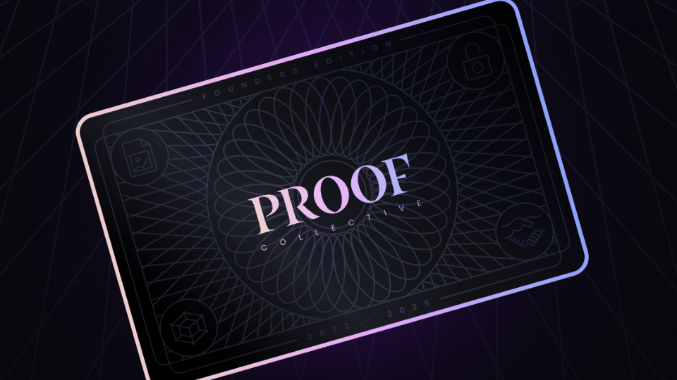 PROOF, Andreessen Horowitz'in (a16z) liderlik ettiği turda 50 milyon dolar yatırım aldı