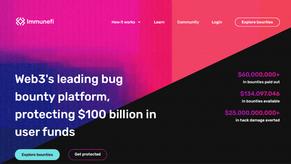 Web3 alanında yazılım hatası bulma ödül programı Immunefi, 24 milyon dolar yatırım aldı
