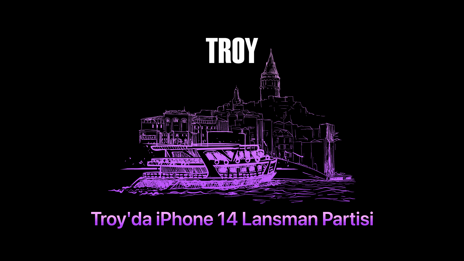 Troy iPhone 14 lansmanını tekne partisi ile kutladı