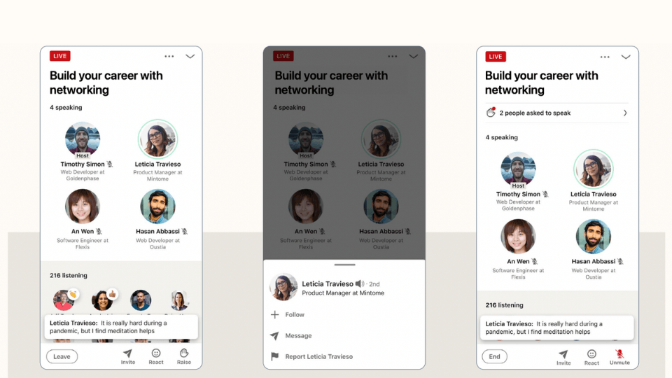 LinkedIn, Clubhouse benzeri Sesli Etkinlikler özelliğini Türkiye'deki kullanıcılara açtı