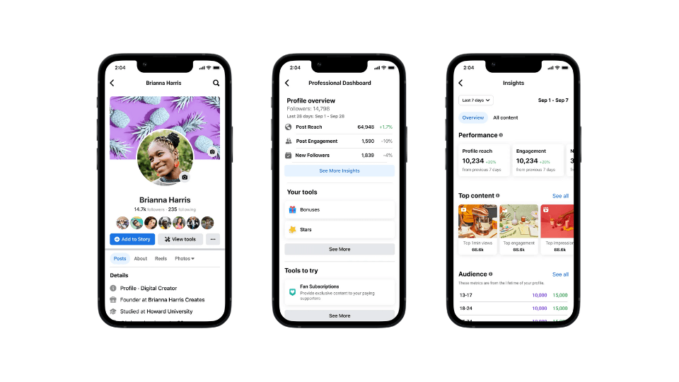 Facebook yalnızca içerik üreticilere sunulan profesyonel modu tüm kullanıcılara açtı