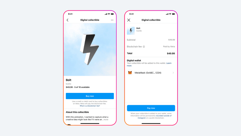 Instagram, içerik üreticilerin platformda NFT üretip satmasını sağlayacak