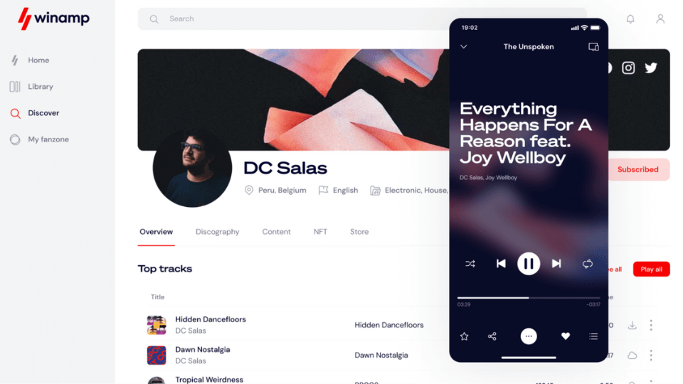 Winamp'a NFT desteği eklendi