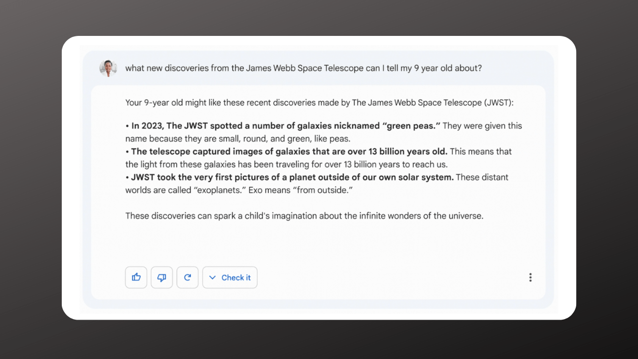 ChatGPT rakibi Bard, hatalı cevabı ile Alphabet hisselerini düşürdü