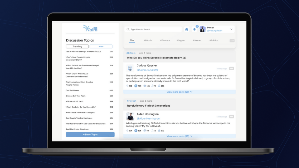 Gelir kazanımı sağlayan yerli Web3 sosyal medya platformu: Kaira