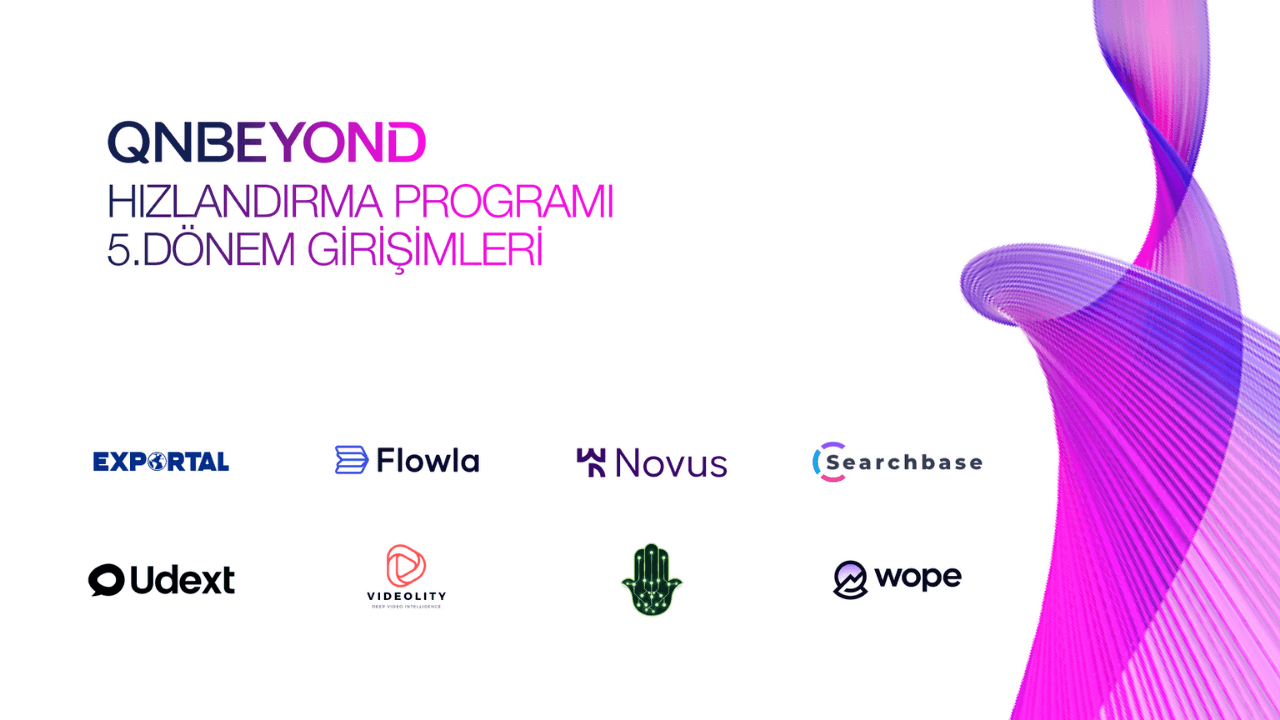 QNBEYOND Hızlandırma Programı'nın 5. dönemine seçilen 8 girişim