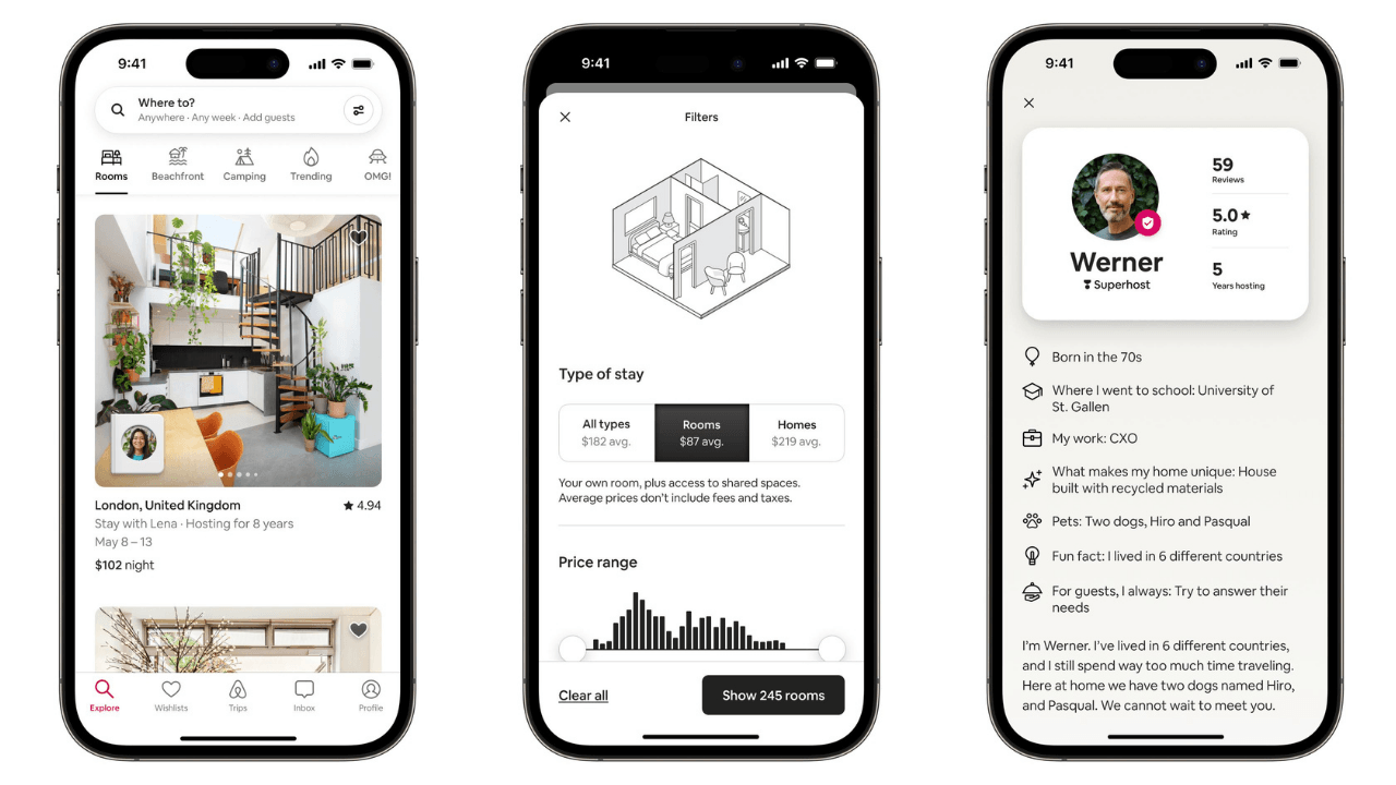 Airbnb'den yeni özellikler: Ev sahipleri hakkında daha fazla bilgi, uzun dönem konaklamayı kolaylaştırma