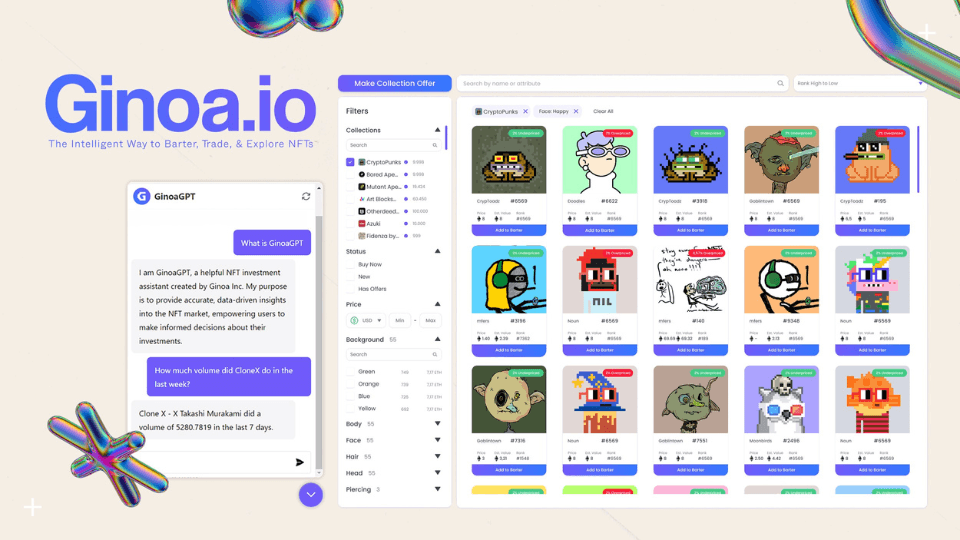 Yapay zekâyı NFT likidite ile birleştiren yerli girişim Ginoa, ilk yatırımını aldı