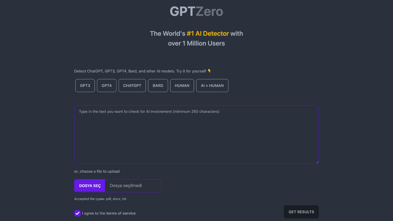 Bir metnin yapay zeka tarafından oluşturulup oluşturulmadığını tespit eden araç: GPTZero