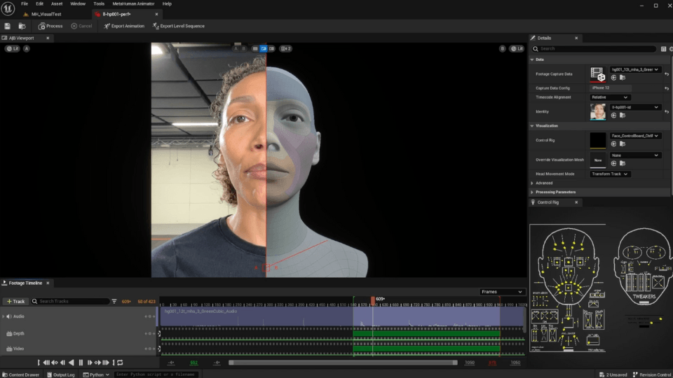Epic'in MetaHuman Animator aracı, iPhone ile hiperrealistik animasyonlar üretiyor