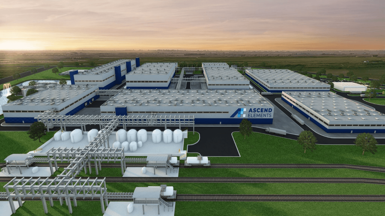 Elektrikli araçlar için sürdürülebilir pil malzemeleri üreten Ascend Elements, 542 milyon dolar yatırım aldı