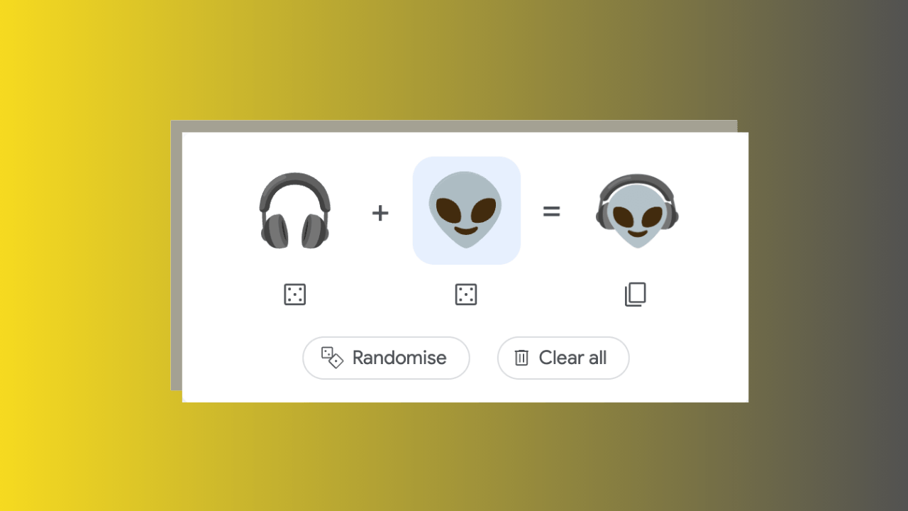 Emoji kombinasyonu özelliği Emoji Kitchen, Google Arama'ya geldi