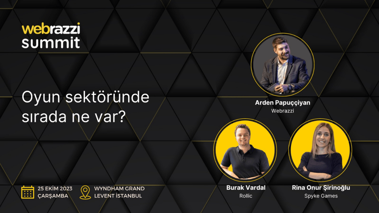 Mobil oyunların geleceği Webrazzi Summit 2023 sahnesinde konuşulacak