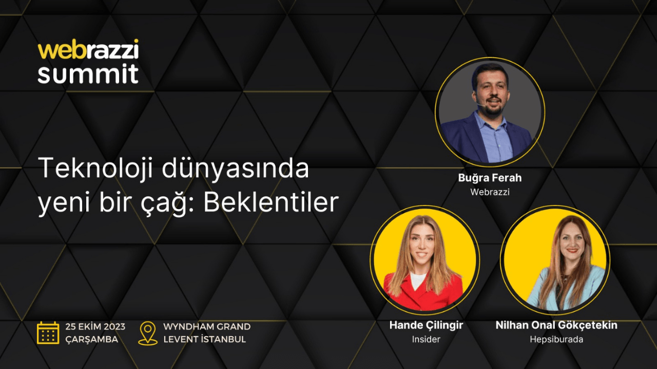 Teknoloji dünyasındaki beklentiler Webrazzi Summit 2023'te konuşulacak