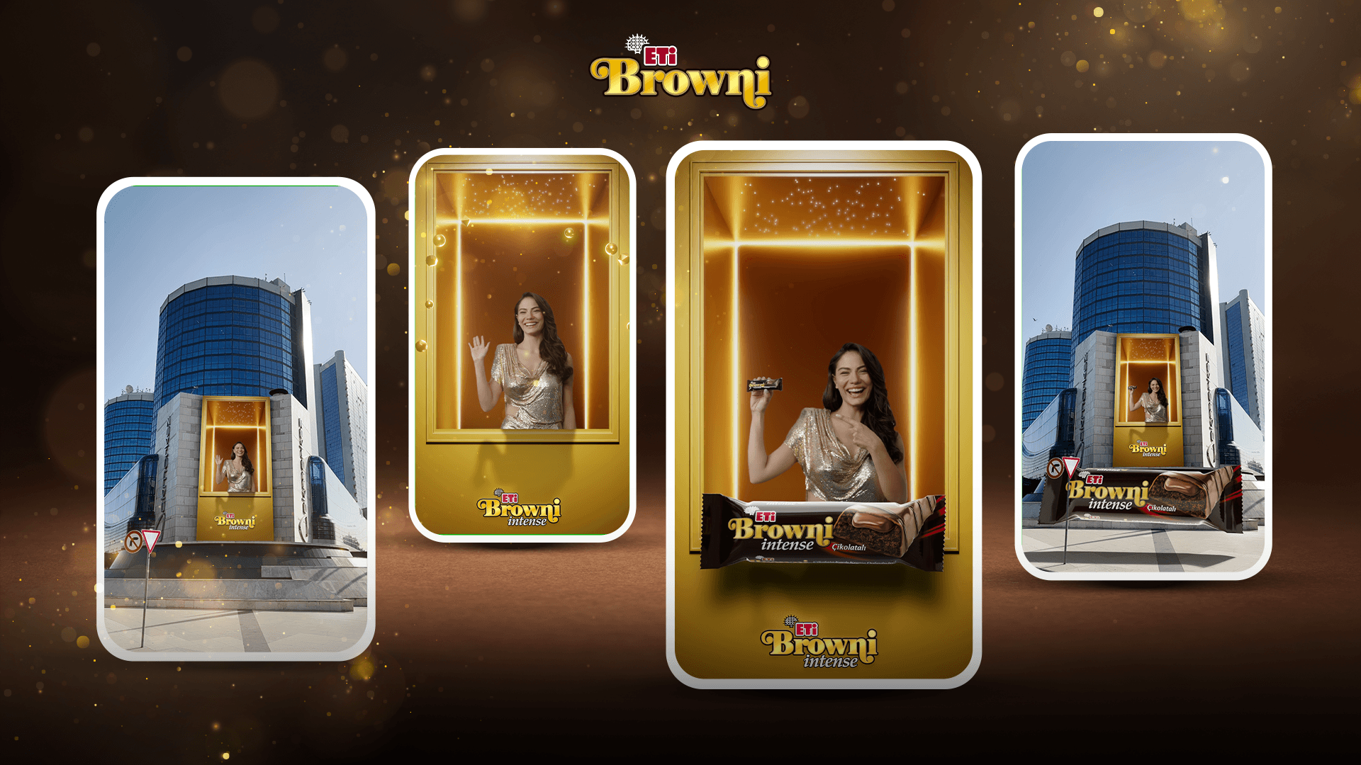 ETi Browni Intense'den 3D efektli reklam kampanyası