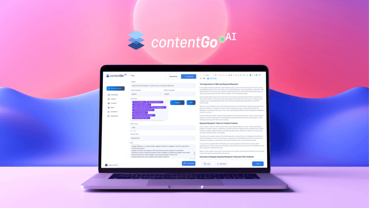 İçerik Bulutu ve ContentGO'dan yapay zeka destekli içerik pazarlaması platformu: ContentGO.ai