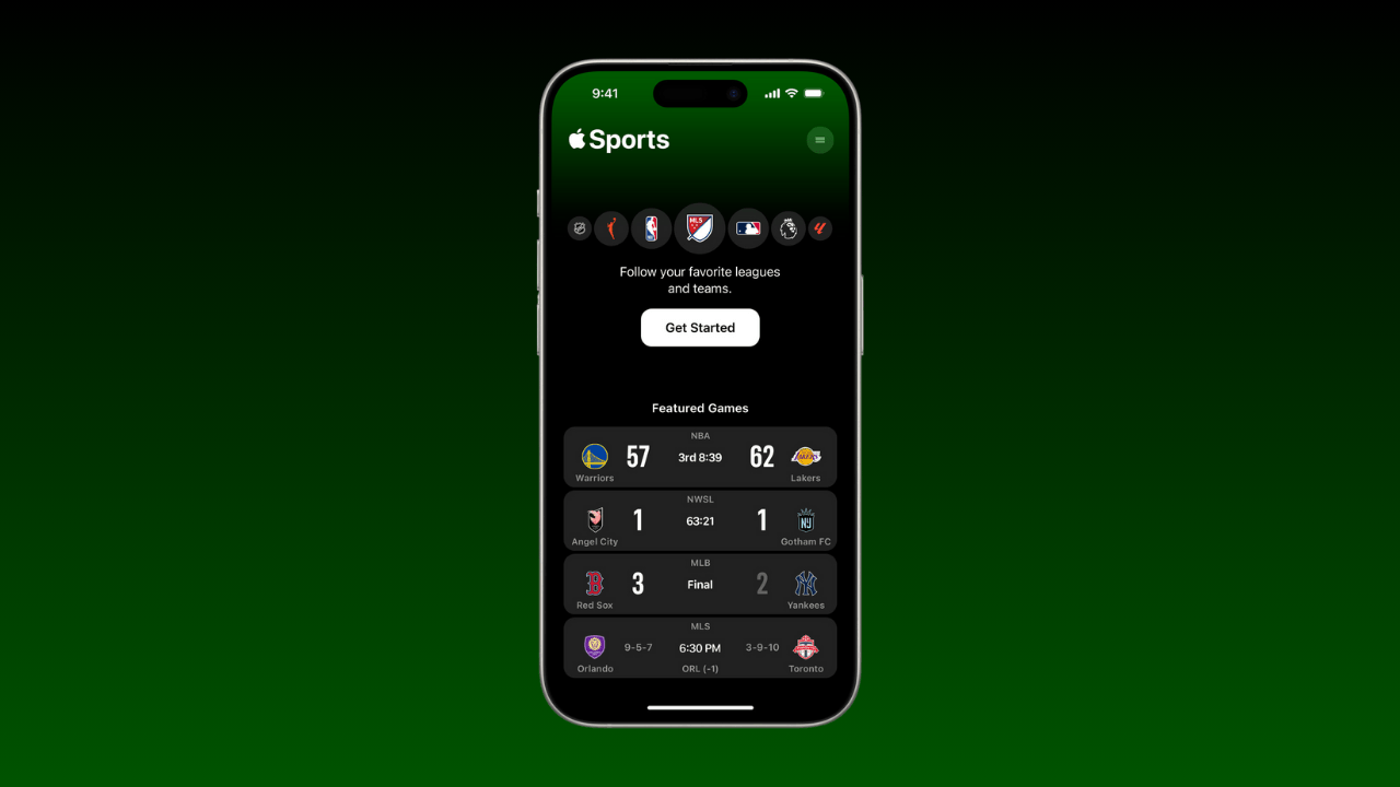 Apple'ın spor müsabakalarına özel yeni uygulaması: Apple Sports
