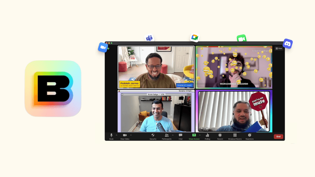 Toplantılarınızı kişiselleştiren kamera uygulaması: Boom
