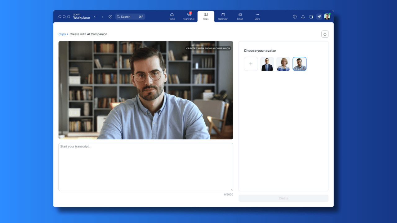 Zoom, yapay zeka avatar özelliğini tanıttı