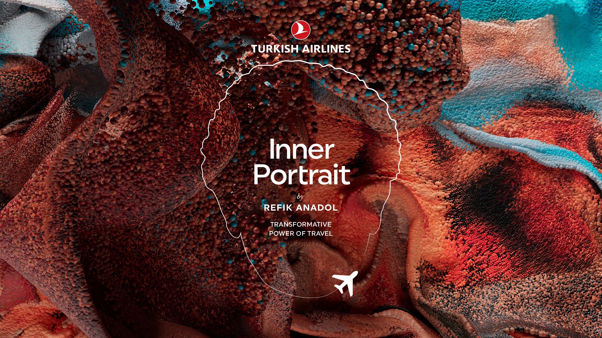 Türk Hava Yolları’nın Refik Anadol ile hazırladığı “Inner Portrait” eseri AKM’de sergilenecek