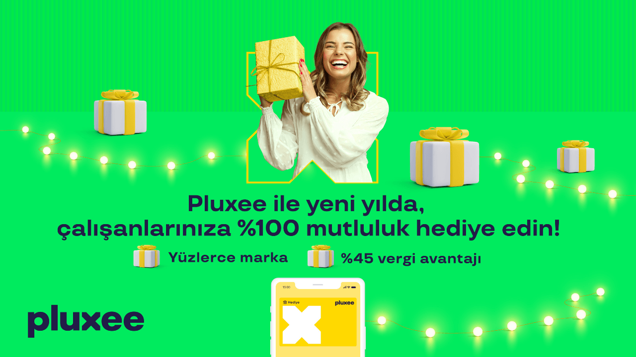 Çalışanlara Yeni Yıl Hediyesi Vermenin En Dijital Yolu  Pluxee Hediye!