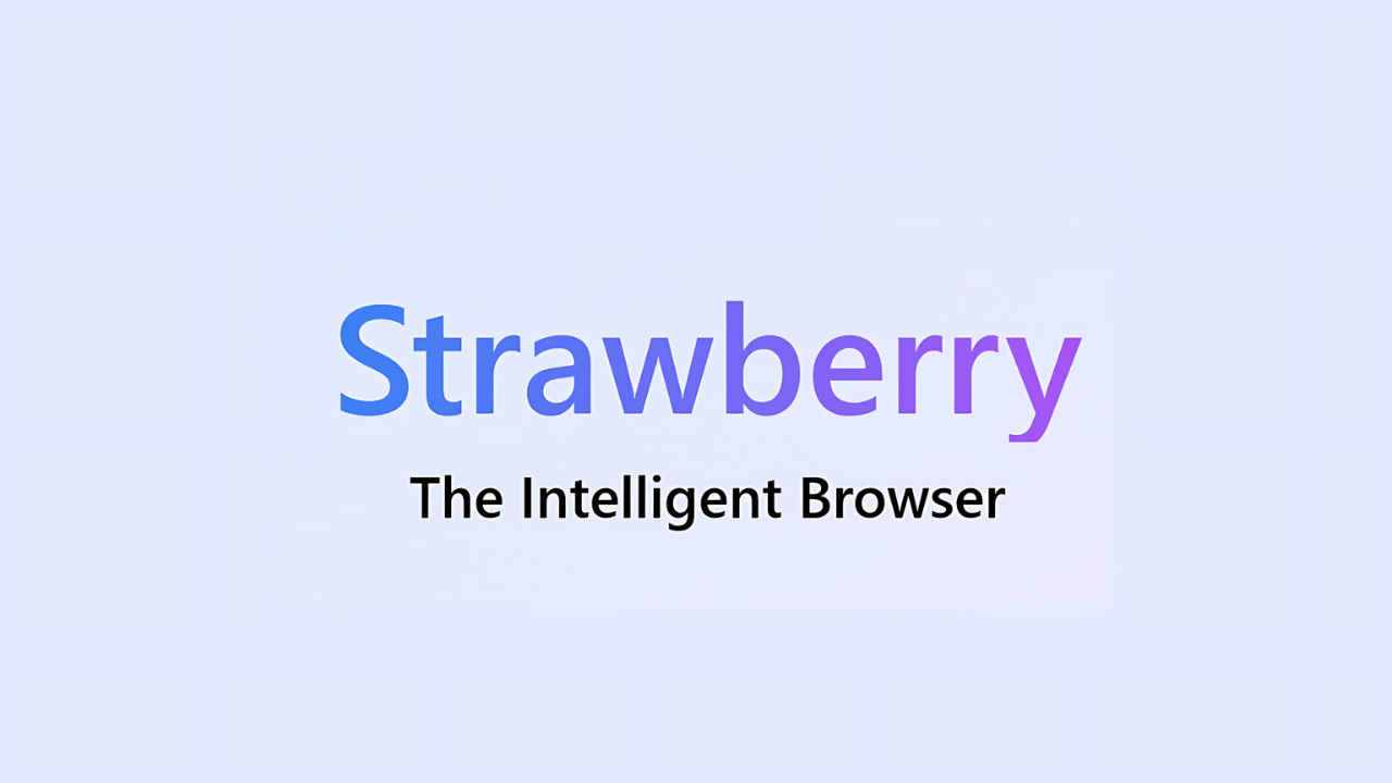 Yapay zeka destekli web tarayıcısı: Strawberry