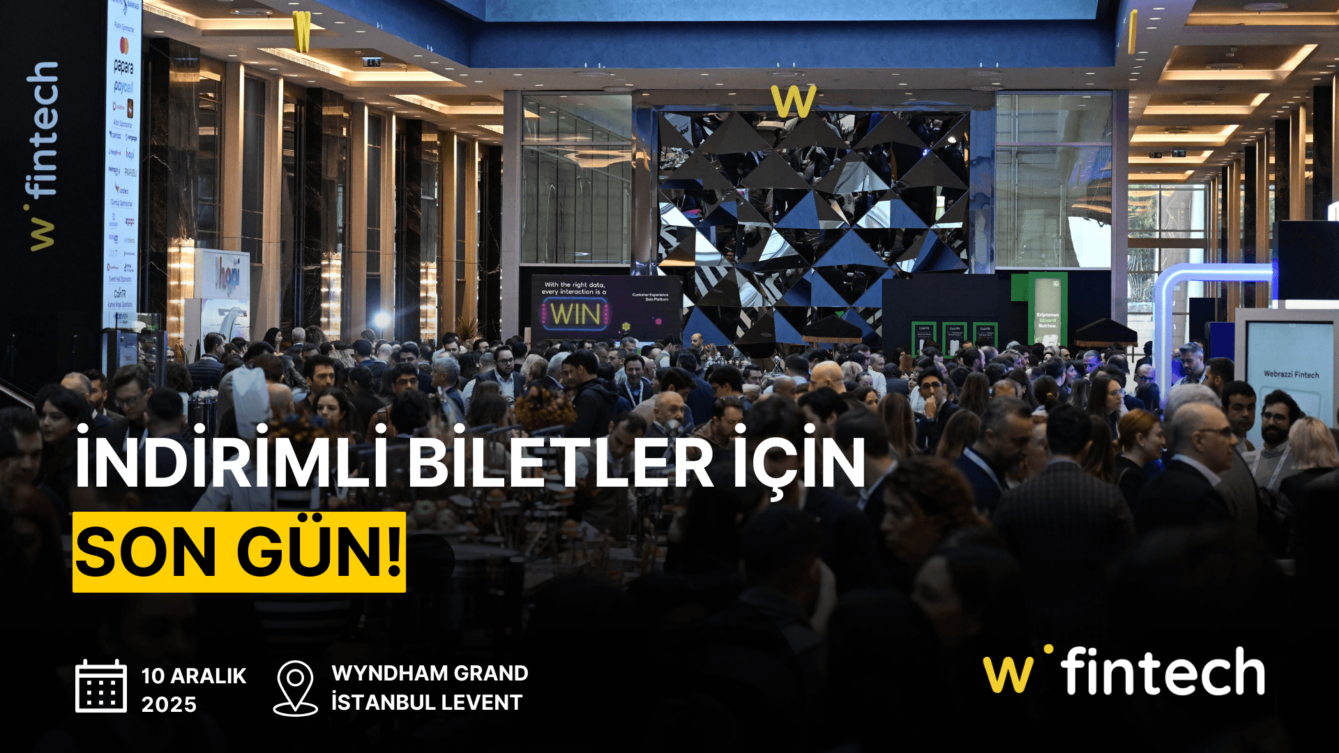 Webrazzi Fintech 2025'in indirimli biletleri için son gün!