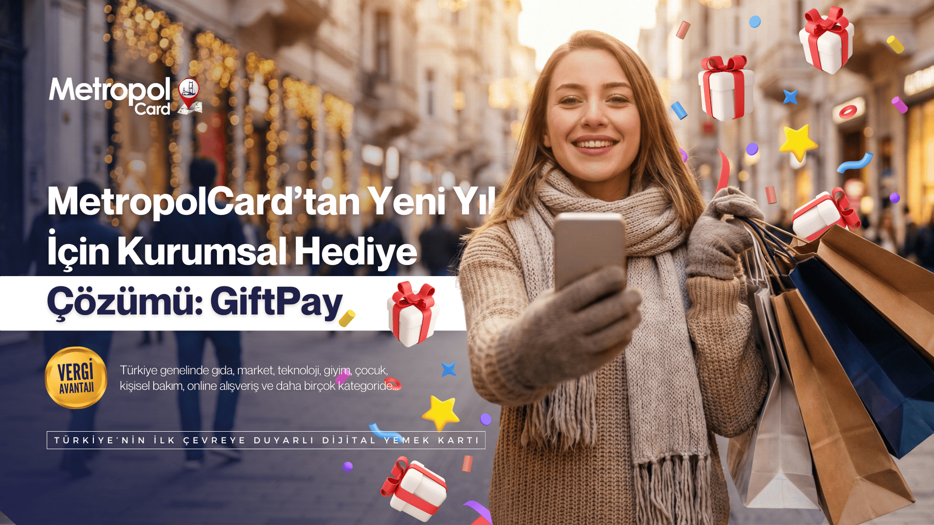 MetropolCard'tan Yeni Yıl İçin Kurumsal Hediye Çözümü: GiftPay