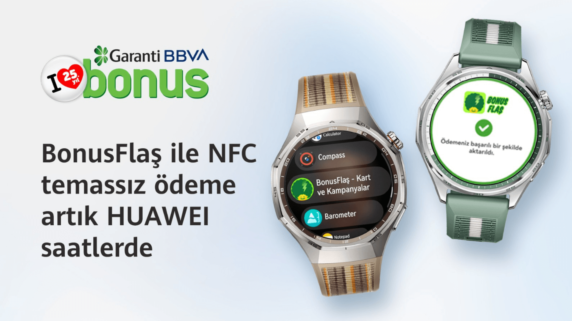 Garanti BBVA, GÖSAŞ ve Huawei’den Akıllı Saatlerle Giyilebilir Ödeme İnovasyonu