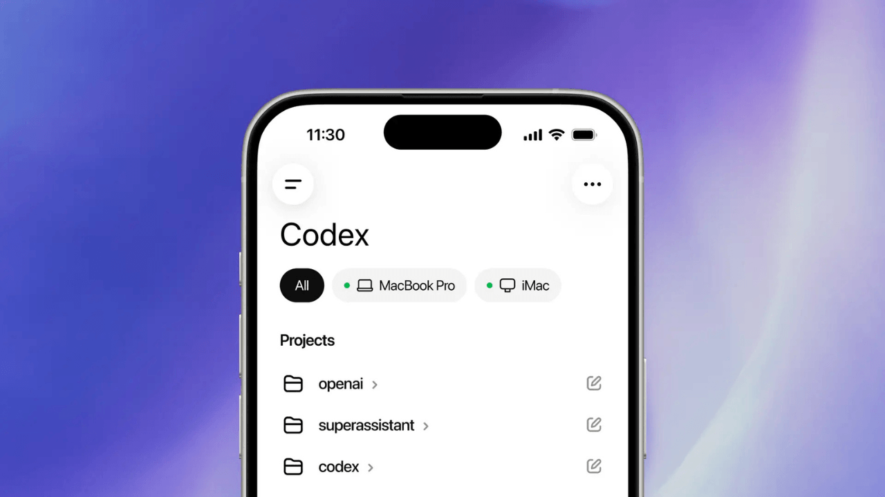 OpenAI, Codex'i mobil cihazlarda kullanıma sundu