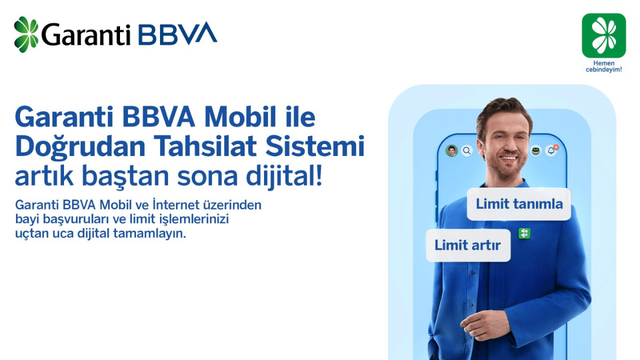 Garanti BBVA Mobil ile Doğrudan Tahsilat Sistemi artık tamamen dijital! [Sponsorlu İçerik]