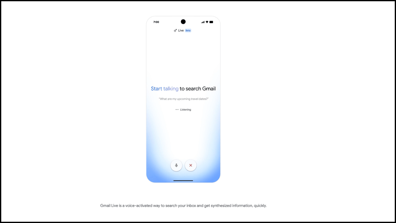 Google, Gmail için yeni sesli arama özelliği Gmail Live'ı test ediyor