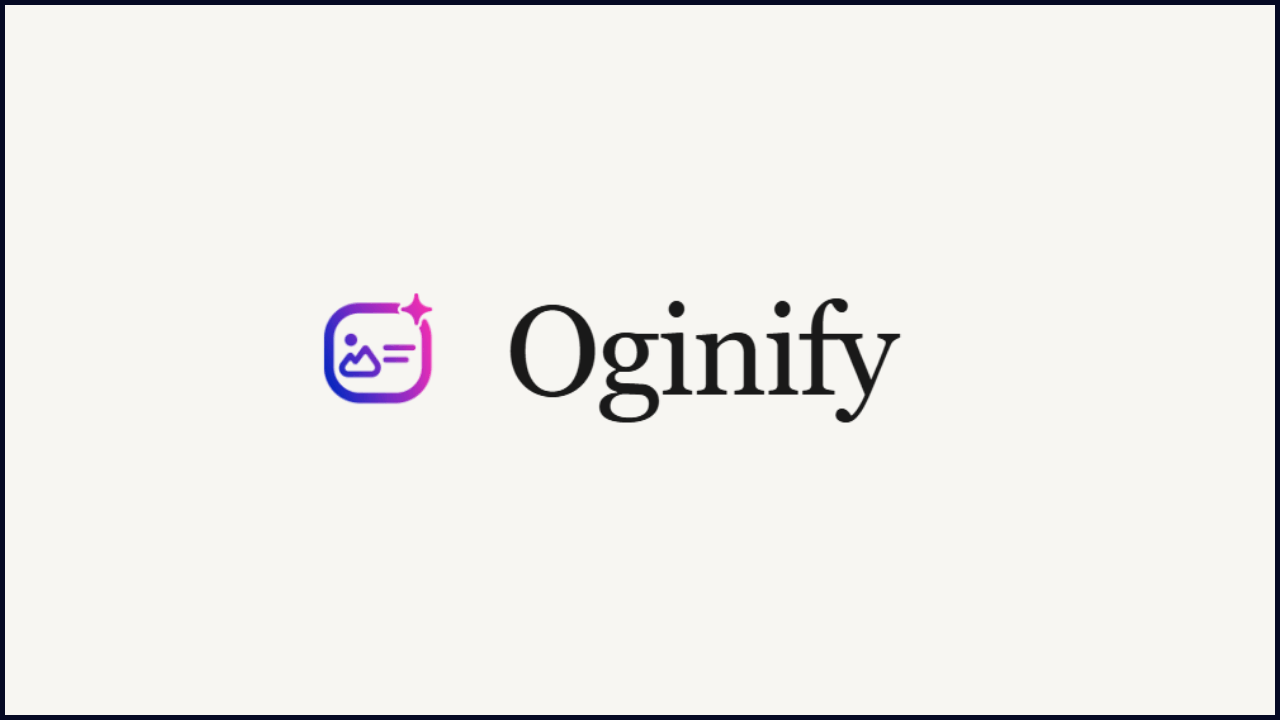 Web siteleri için sosyal medya kartları üreten yapay zeka aracı: Oginify