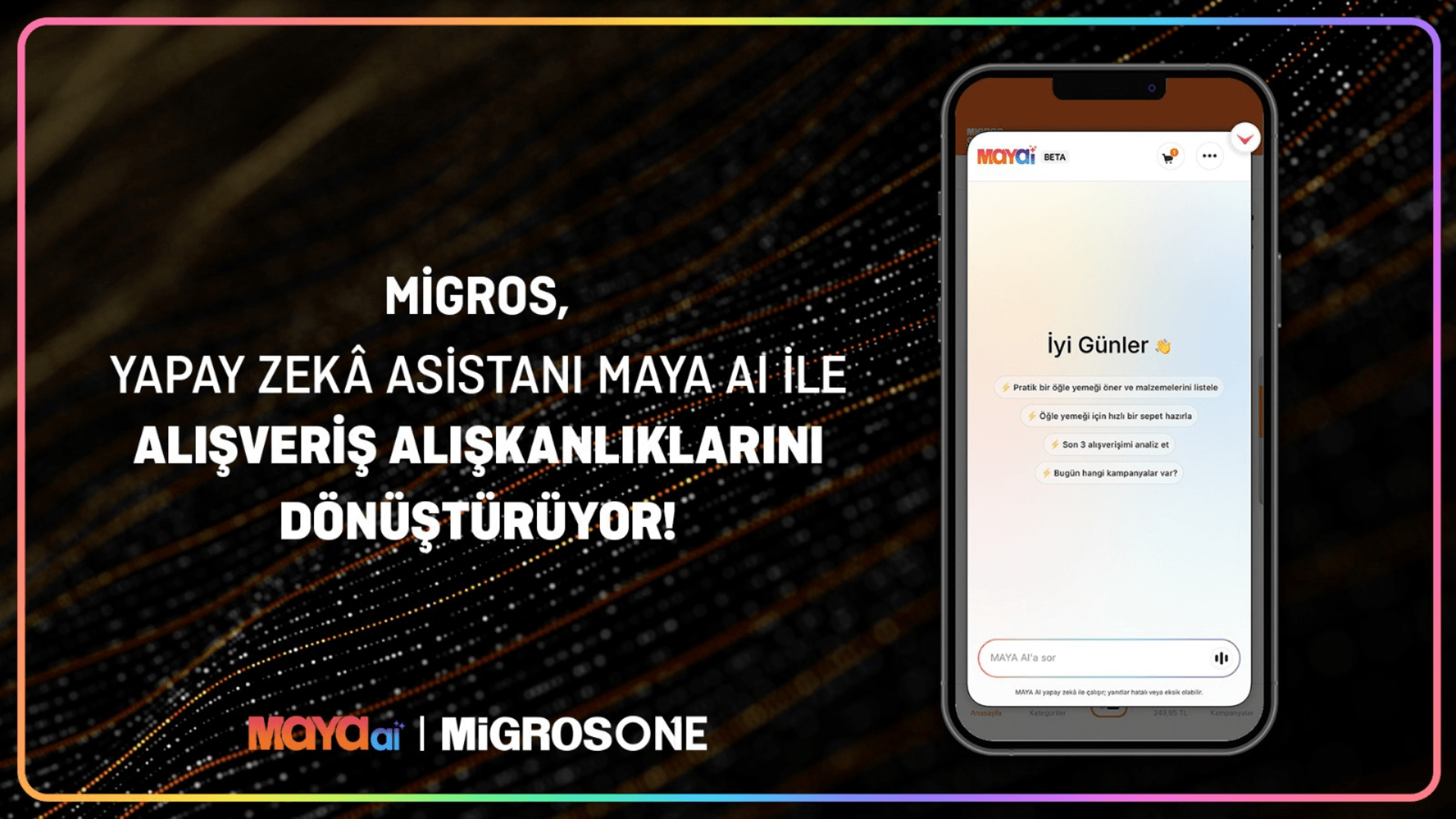 Migros, yapay zeka asistanı MAYA AI ile alışveriş alışkanlıklarını dönüştürüyor