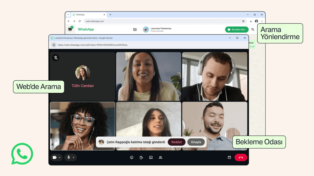 WhatsApp Web'e sesli ve görüntülü arama desteği geldi