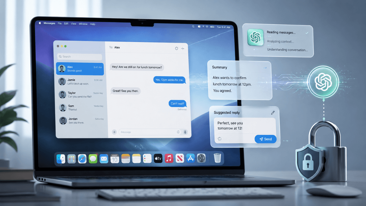 ChatGPT, Mac'te iMessage mesajlarını okuyup mesaj gönderebiliyor