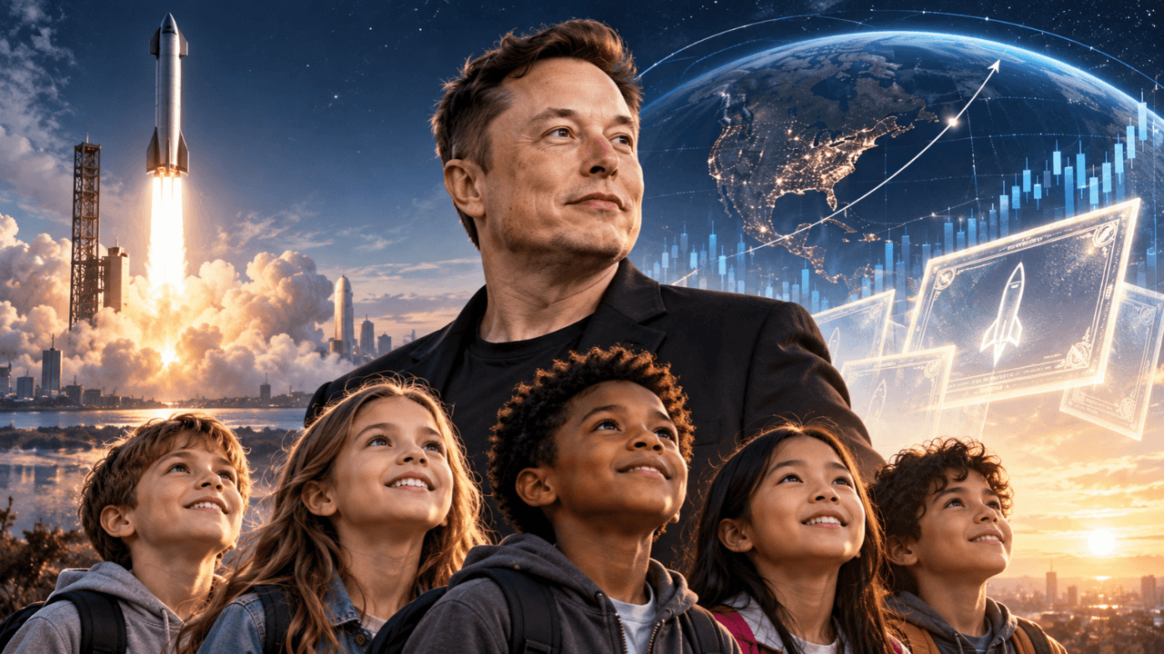 Elon Musk, ABD'deki her çocuğa SpaceX hisse senedi vereceğini açıkladı